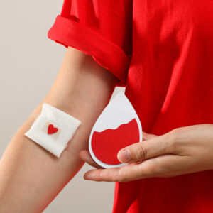 Blood donation, concept of awareness and donation